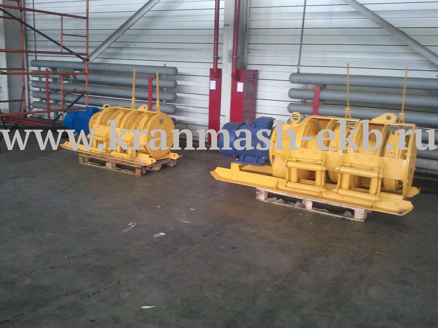 Лебедки скреперные